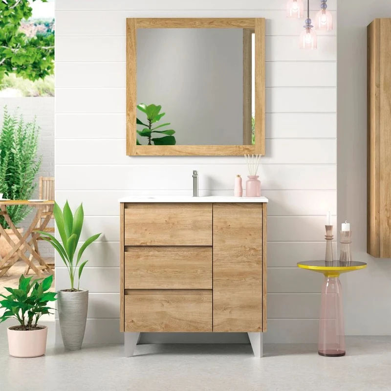 Mueble baño con cajones Cervino