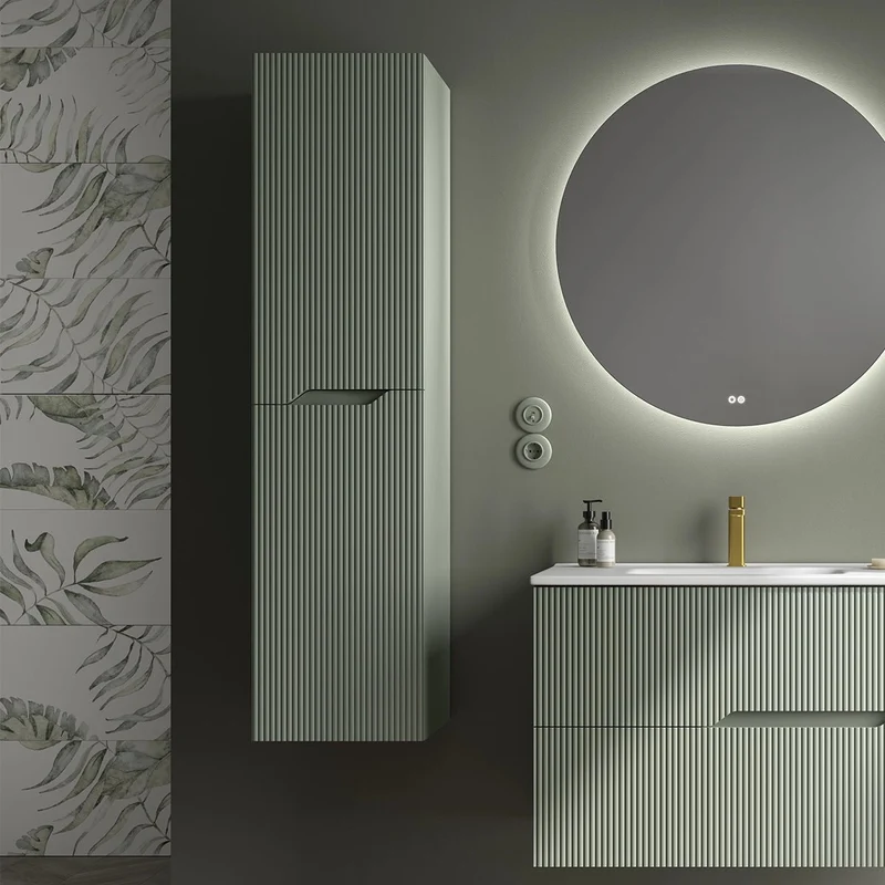 Mueble auxiliar alto baño Bamboo