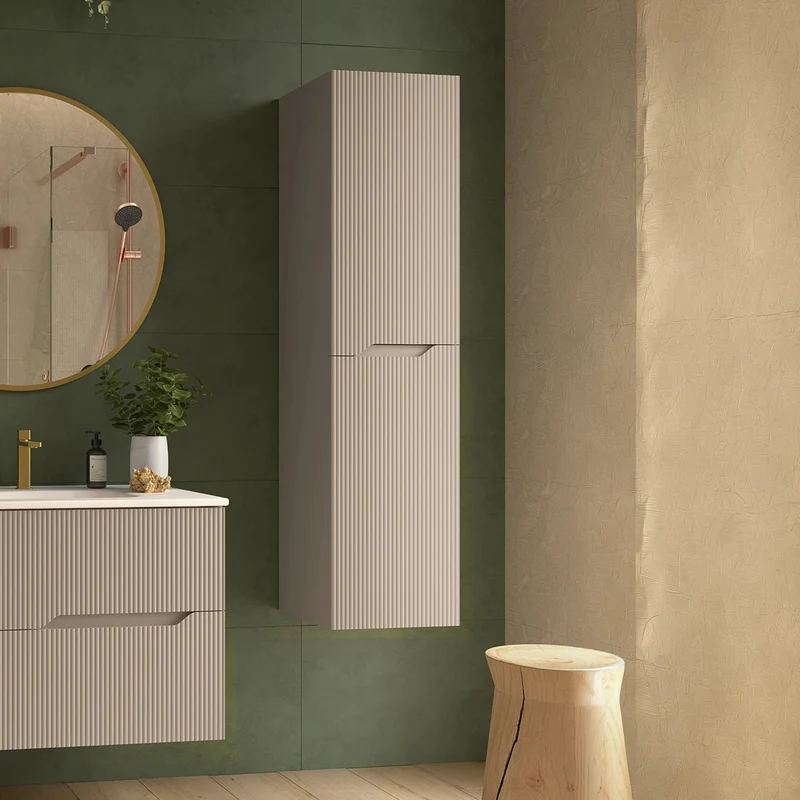 Mueble auxiliar alto baño Bamboo