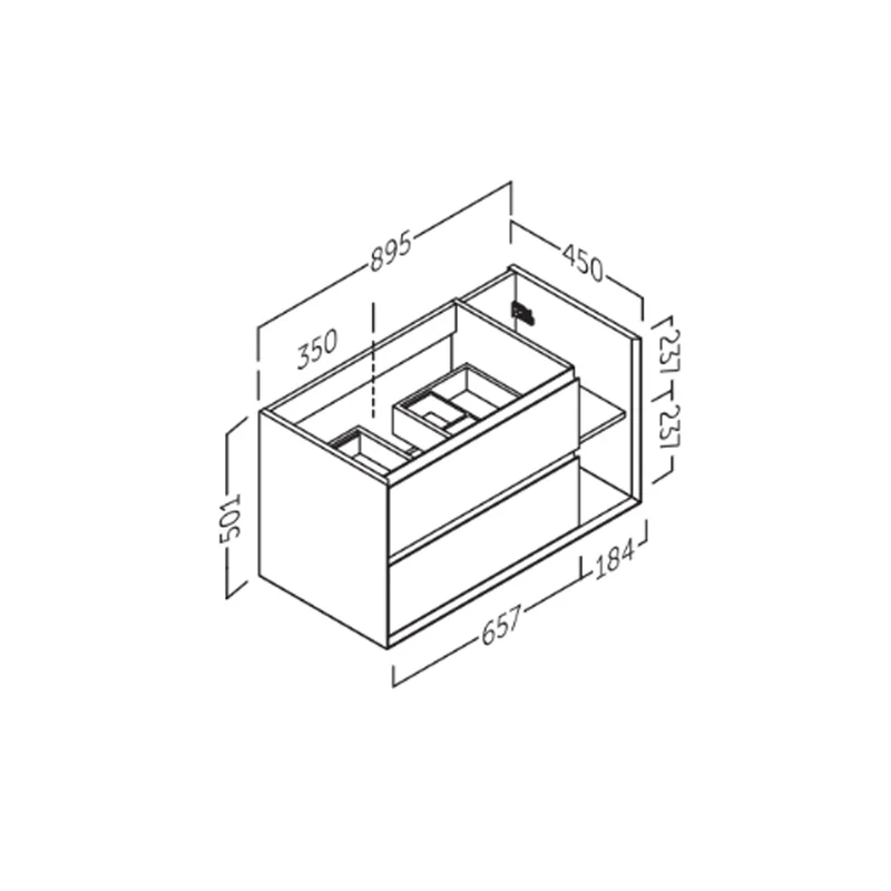 Mueble para cuarto de baño Hole
