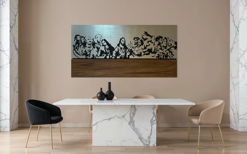 Cuadro Decorativo Última Cena parota