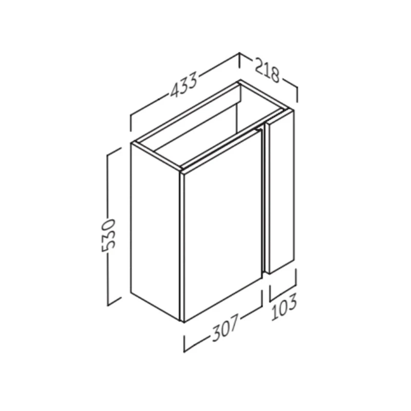 Mueble de baño pequeño Versa