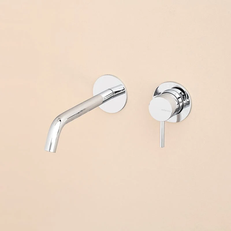 Mezclador de pared LOOP en oro cepillado