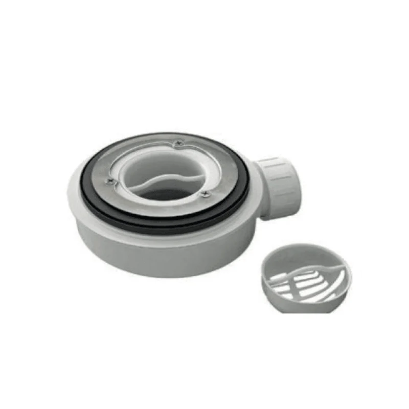 Desagüe extra-plano horizontal Sanycces Ø90 mm para plato de ducha