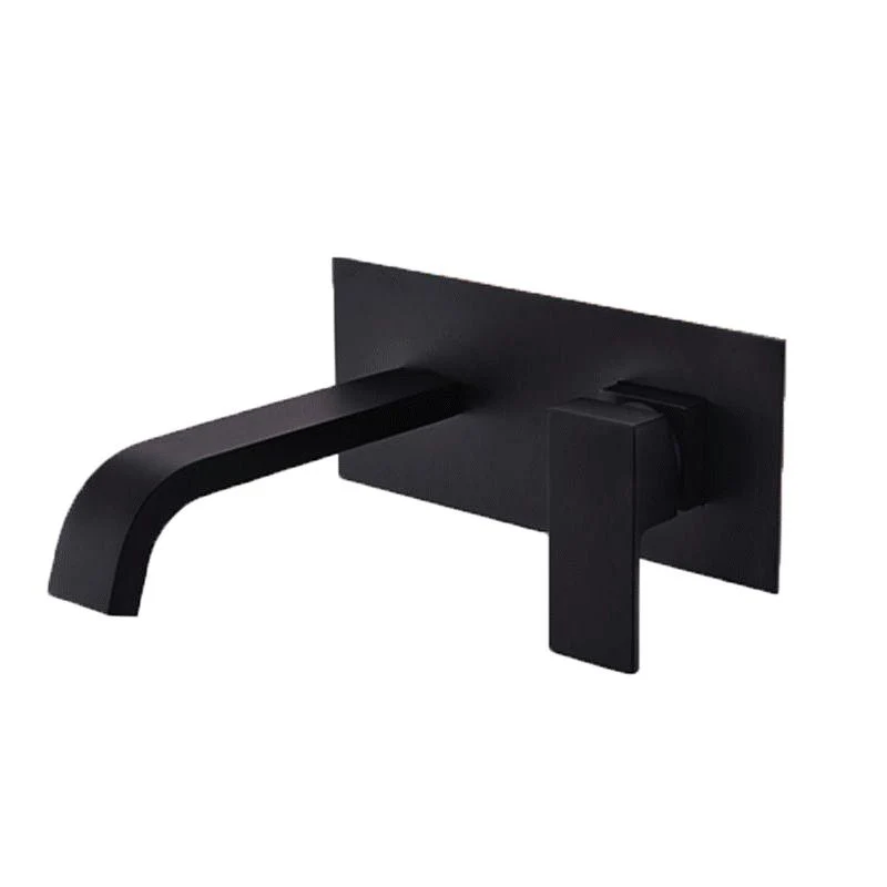 Grifo monomando lavabo empotrado ACTON negro