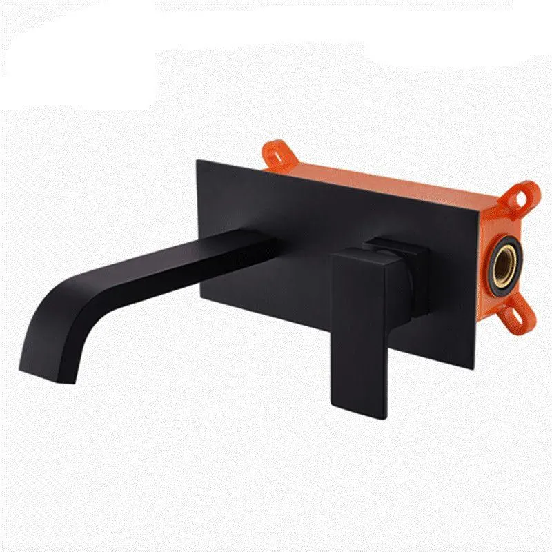 Grifo monomando lavabo empotrado ACTON negro