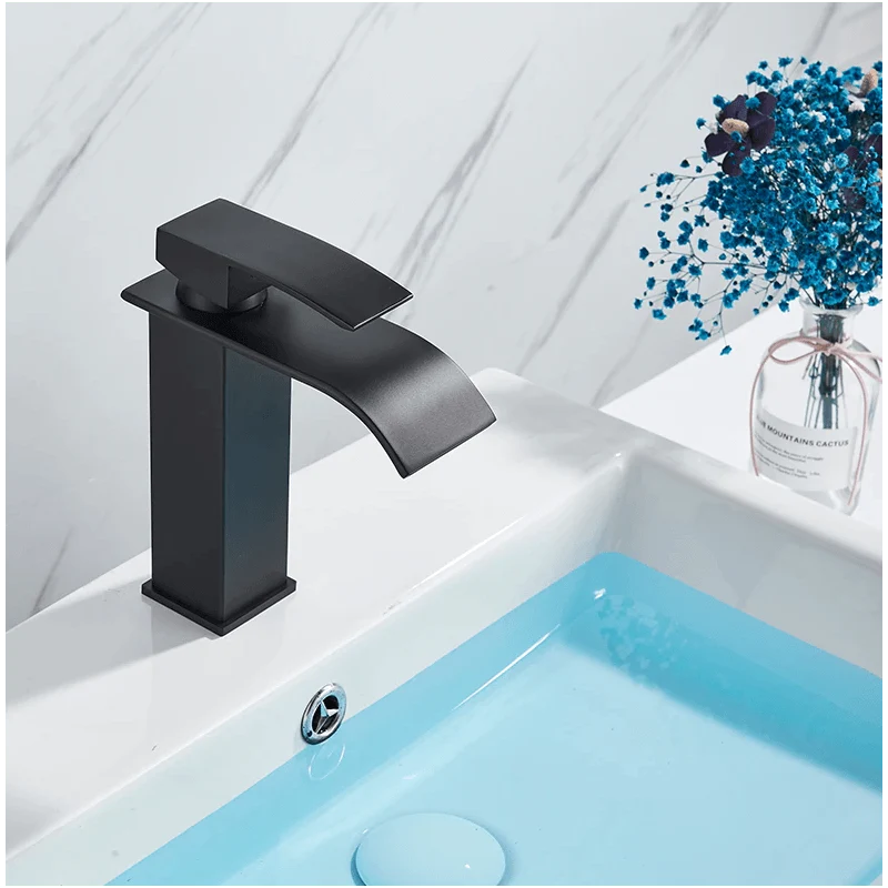 Grifo lavabo monomando ARDALI negro mate