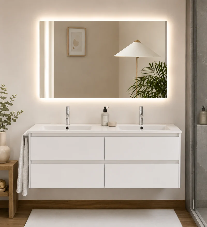 Mueble de baño IBIZA QUATTRO con lavabo y 4 cajones