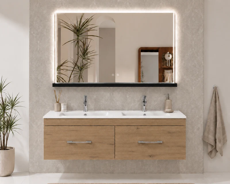 Mueble de baño suspendido Florencia con lavabo