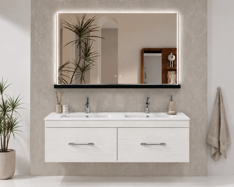 Mueble de baño suspendido Florencia con lavabo