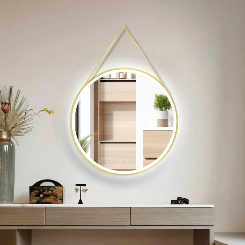 Espejo de baño LED OLYMPUS Black BiLED con antivaho