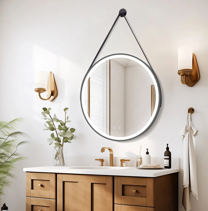 Espejo de baño LED OLYMPUS Gold BiLED con antivaho