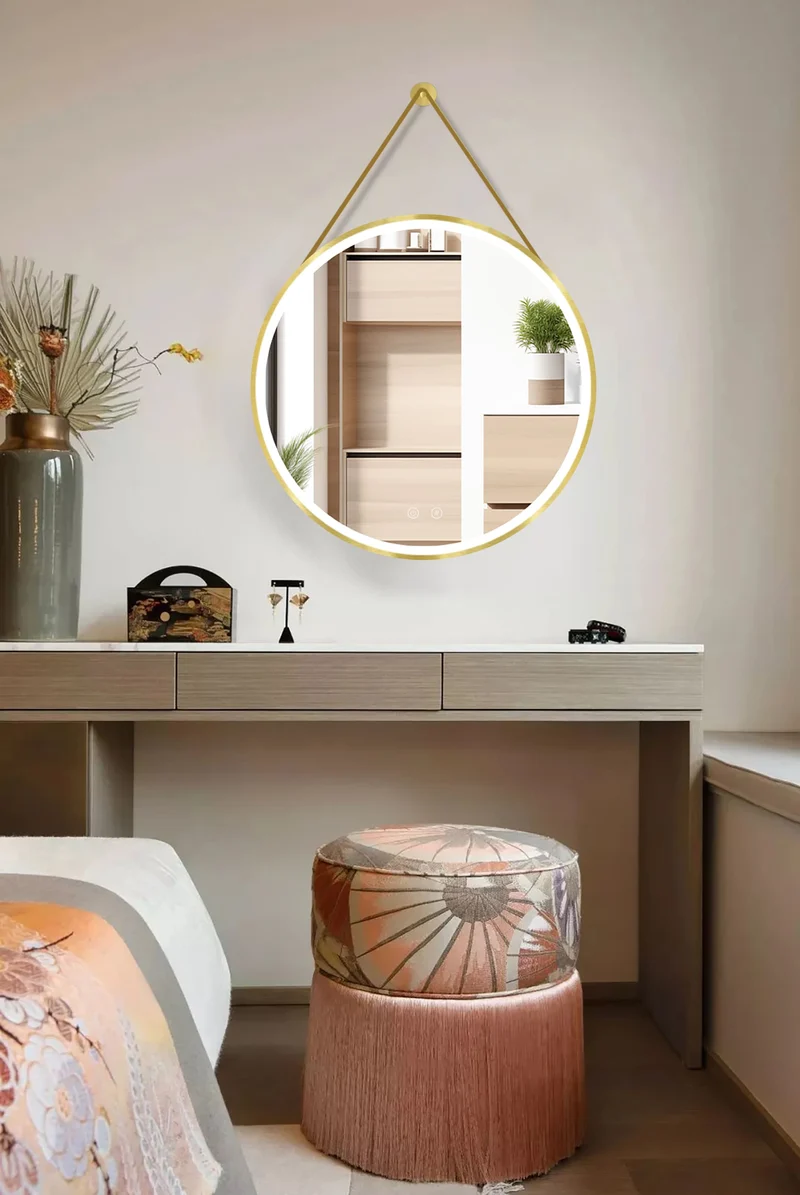 Espejo de baño LED OLYMPUS Gold BiLED con antivaho