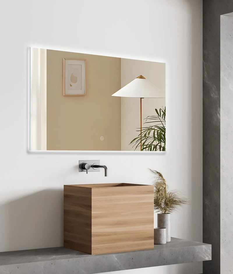 Espejo de baño LED DELTA con antivaho