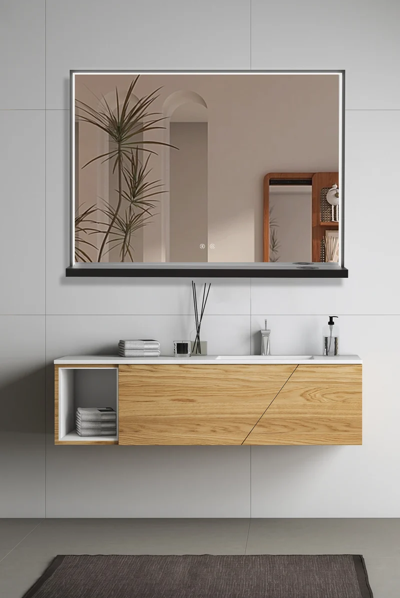 Espejo de baño LED DANUBIO con Bluetooth y antivaho