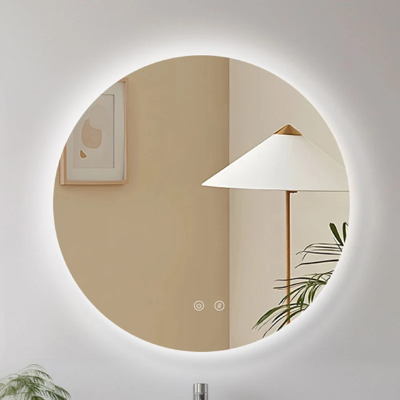 Espejo de baño LED ARES curvo con antivaho