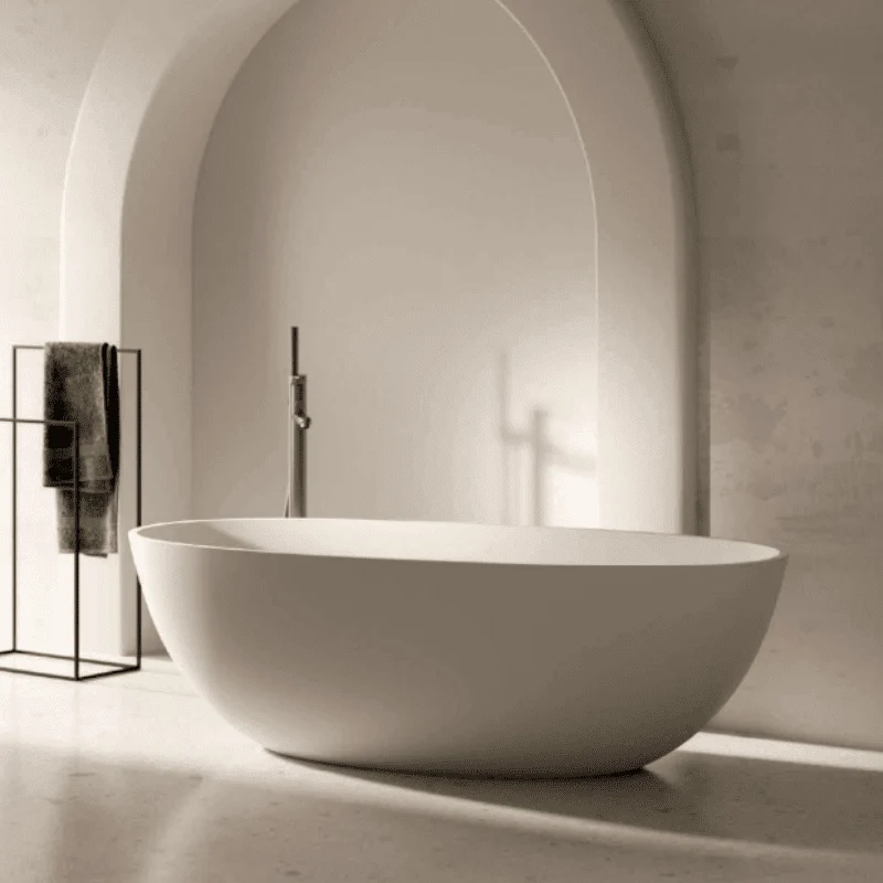 Bañera exenta Solid Surface moderna VELOURA