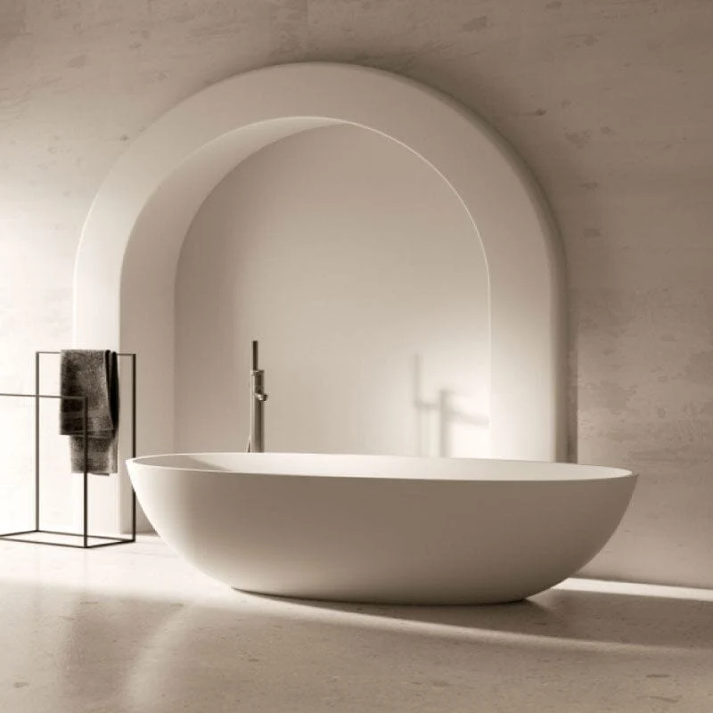Bañera exenta Solid Surface moderna VELOURA