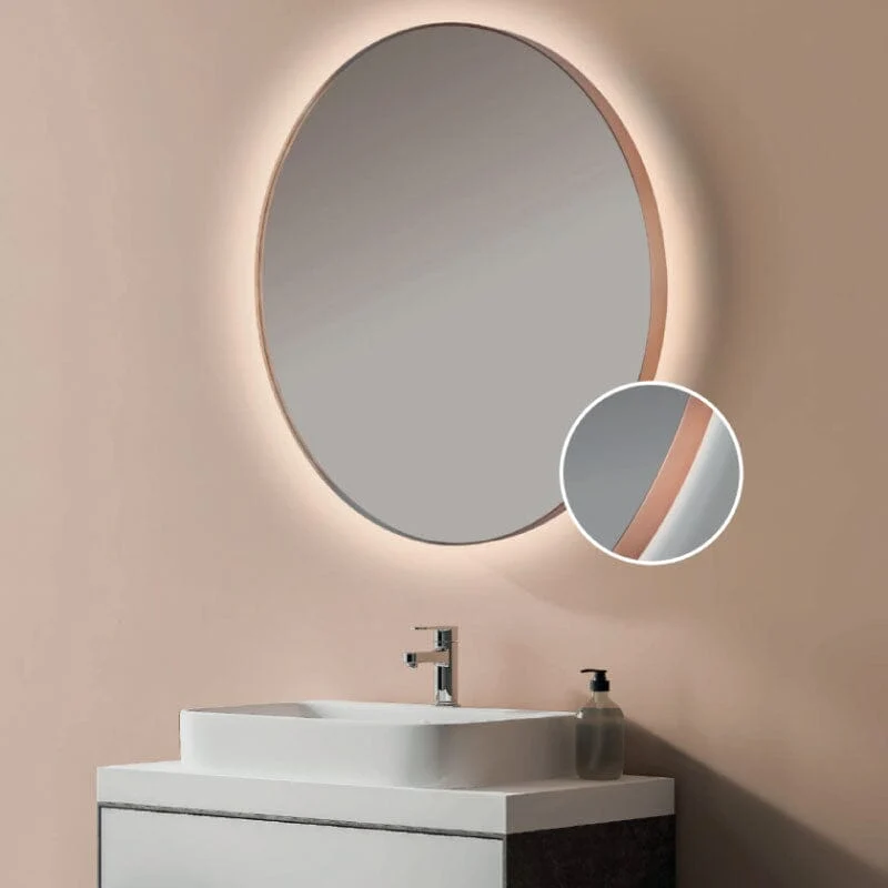 BATHSTAGE espejo con LED modelo B-960 rose gold