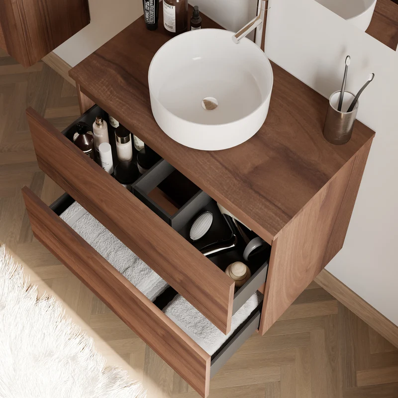 Plateau hydrofuge, 600x460x19, Noyer