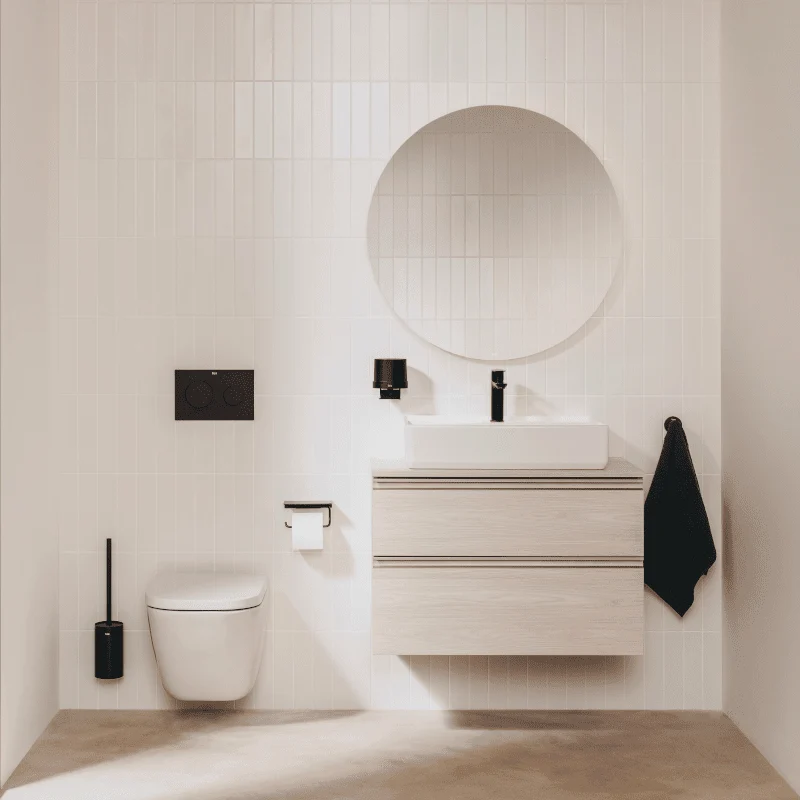 ROCA Round - Tapa y asiento de Supralit® THE GAP 419 mm