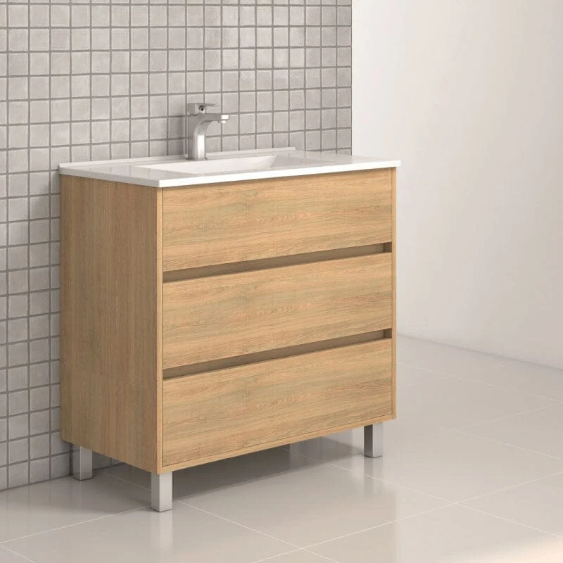 Mueble de Lavabo con Patas ALCOA - 100 cm de ancho