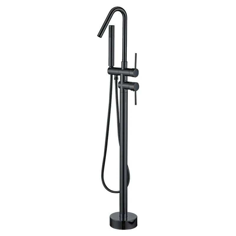Grifo de bañera exenta MISURI negro mate