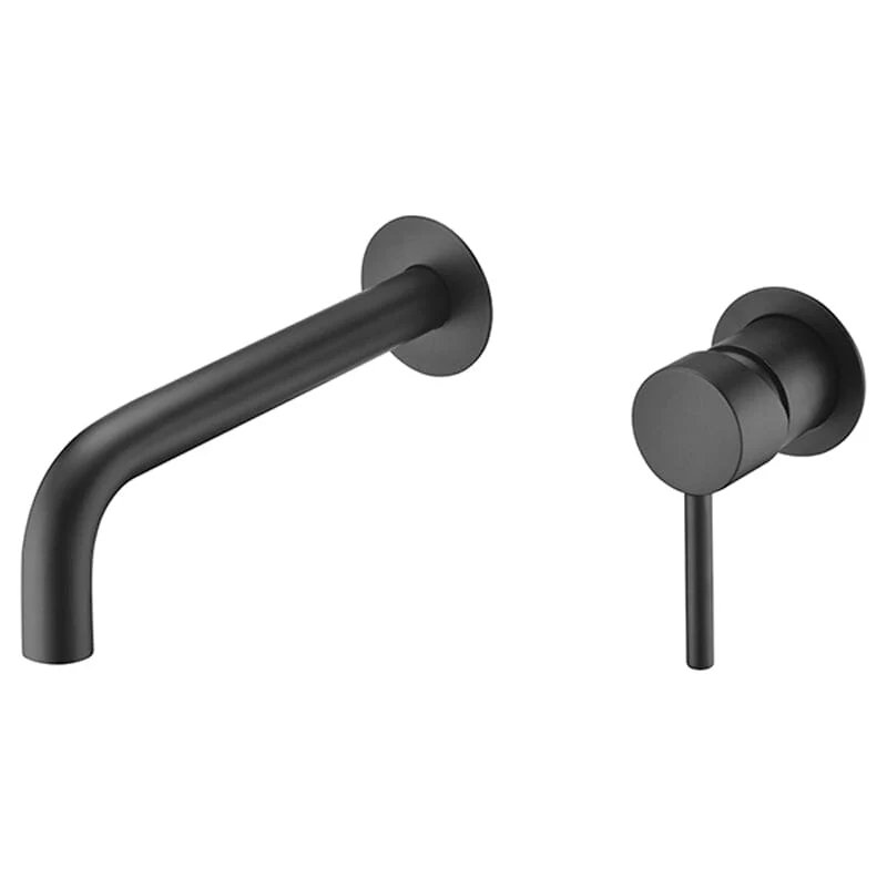 Grifo lavabo empotrado DEVA negro mate