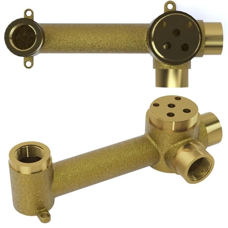 Grifo lavabo empotrado caño 15 cm DEVA acero cepillado
