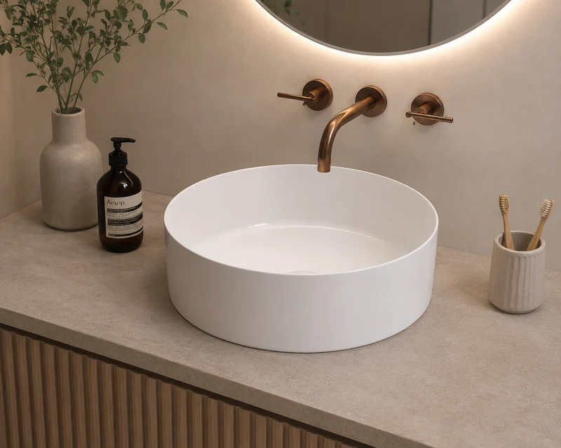 Lavabo porcelana sobre encimera ARGOS