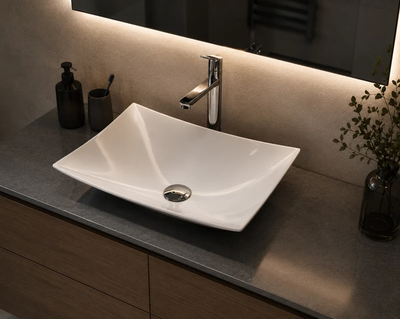 Lavabo porcelana sobre encimera EUROPA
