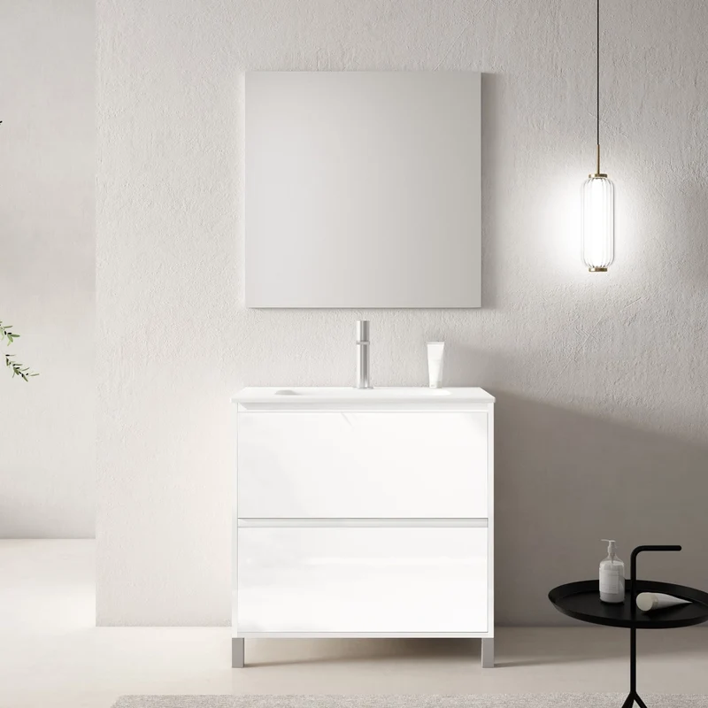 Conjunto mueble lavabo 1 seno Porto