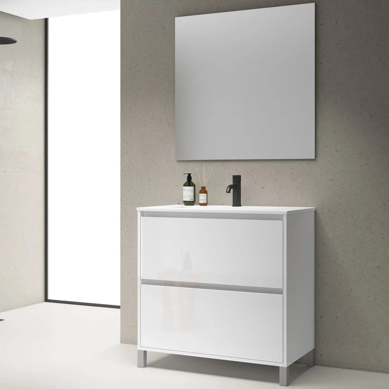 Conjunto mueble lavabo 1 seno Porto