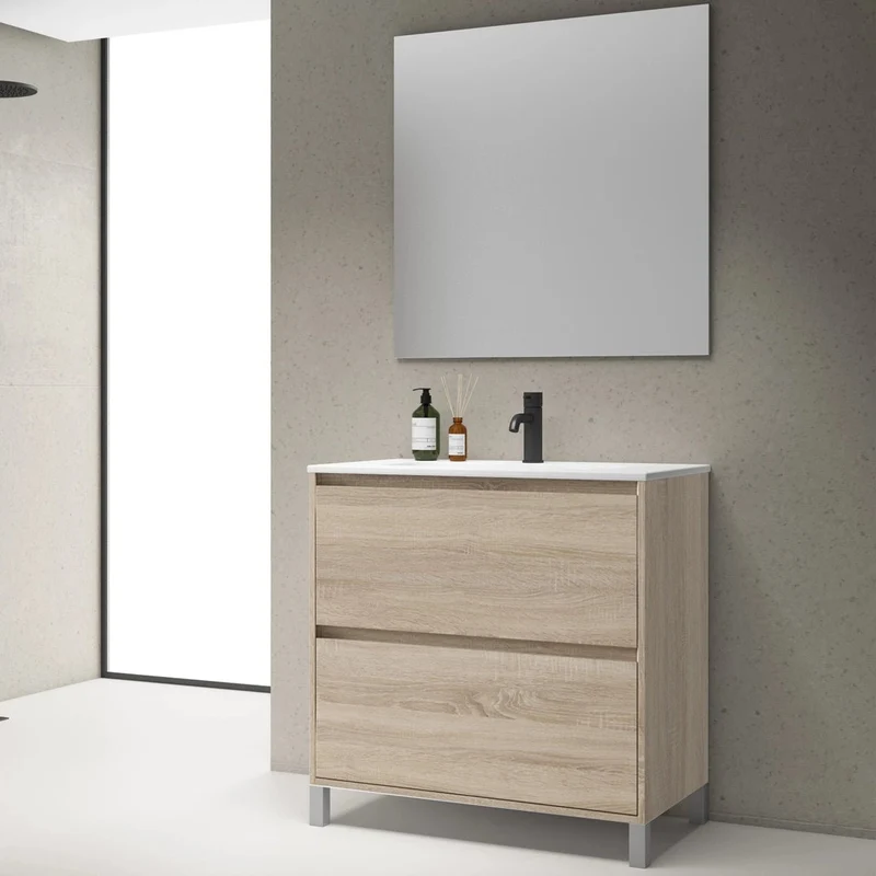 Conjunto mueble lavabo 1 seno Porto