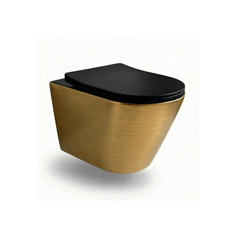 Inodoro suspendido Oro-Negro Umbra