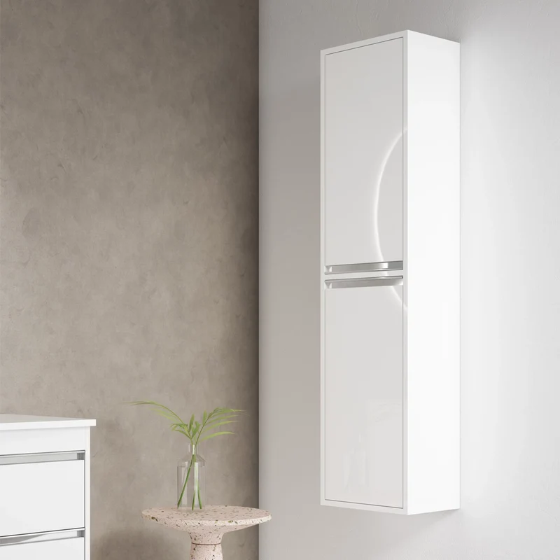 Columna baño moderna con estantes Slider