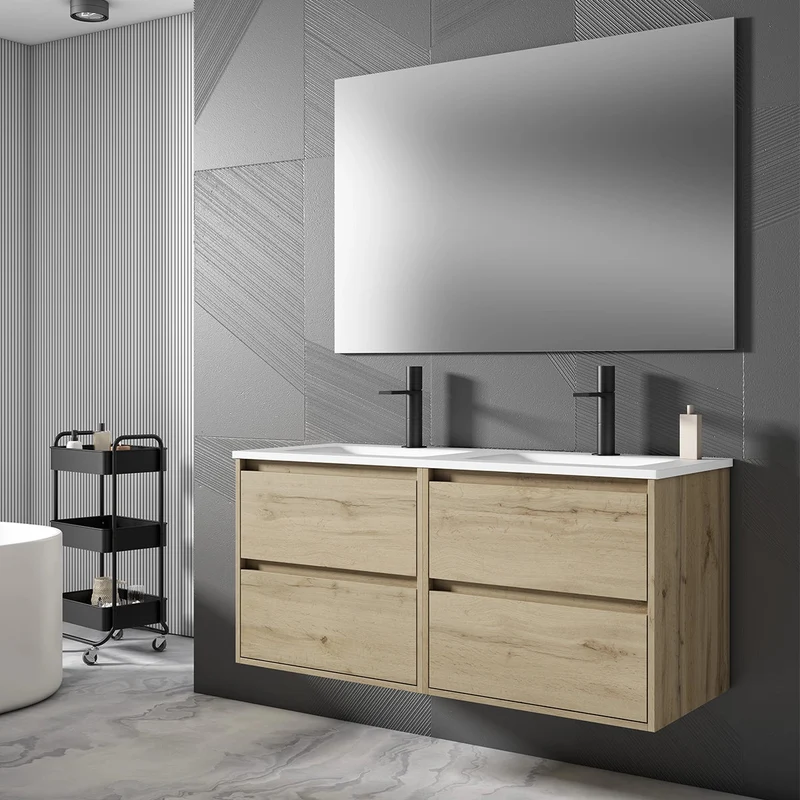 Mueble de baño moderno doble seno Jade
