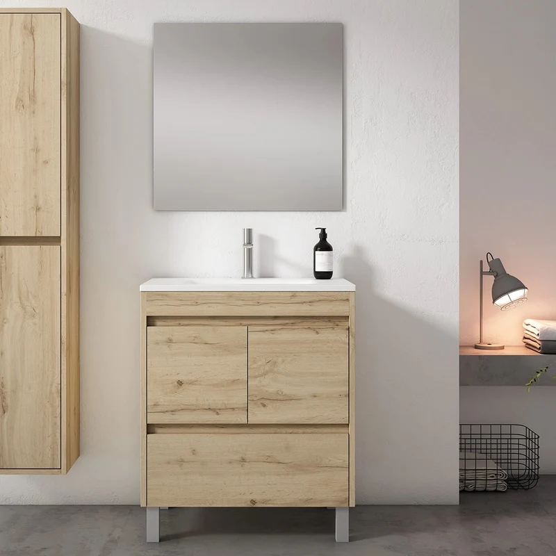 Conjunto mueble lavabo moderno Carla