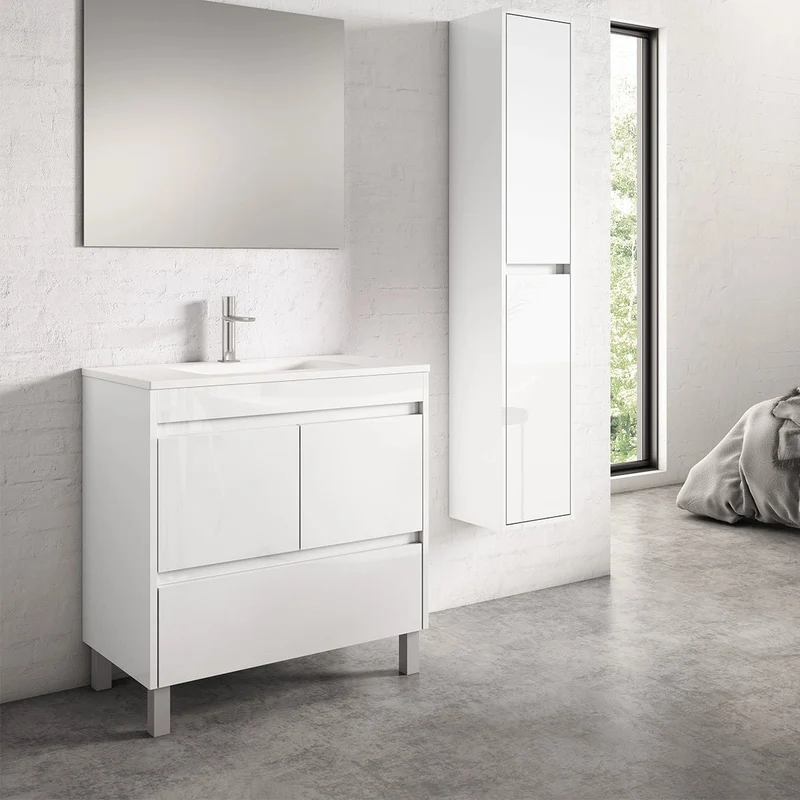 Conjunto mueble lavabo moderno Carla