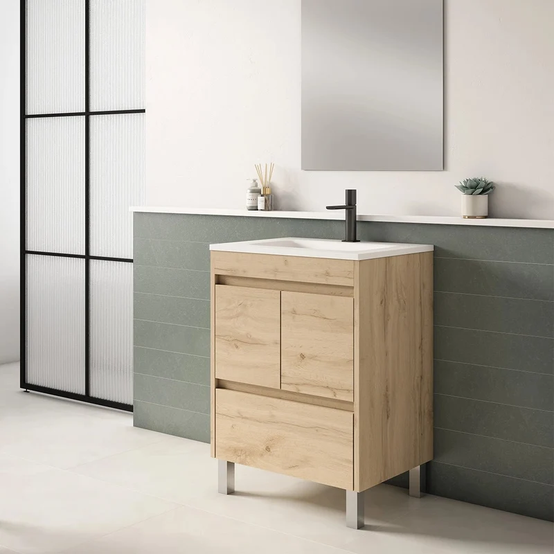 Conjunto mueble lavabo moderno Carla