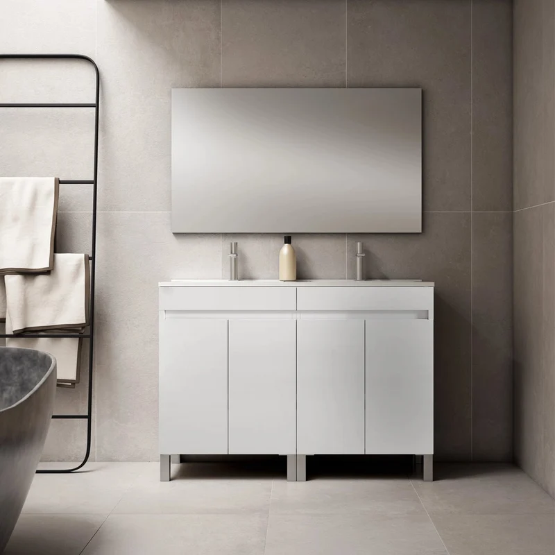 Conjunto mueble baño y lavabo moderno Stephanie