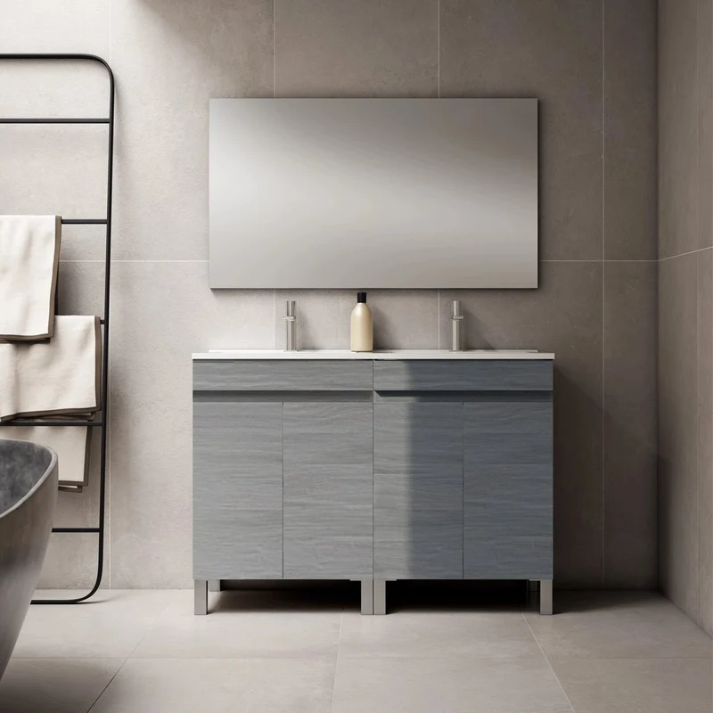 Conjunto mueble baño y lavabo moderno Stephanie