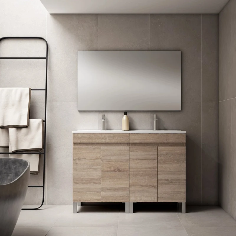 Conjunto mueble baño y lavabo moderno Stephanie