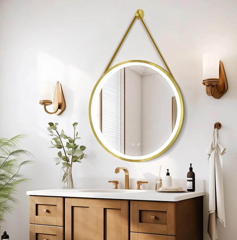 Espejo LED Olympus Gold & Black