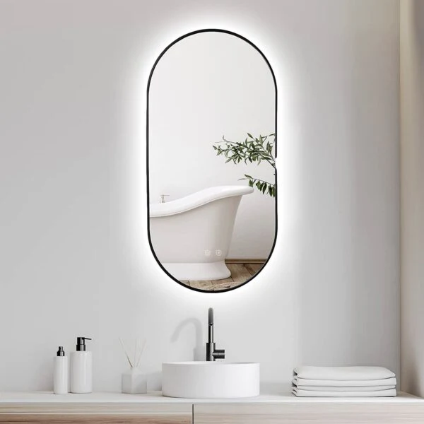 Espejo LED Selene Gold & Black