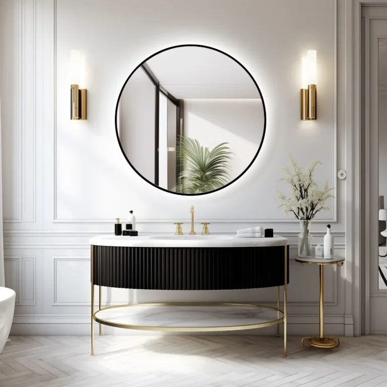 Espejo LED Ares Gold / Black