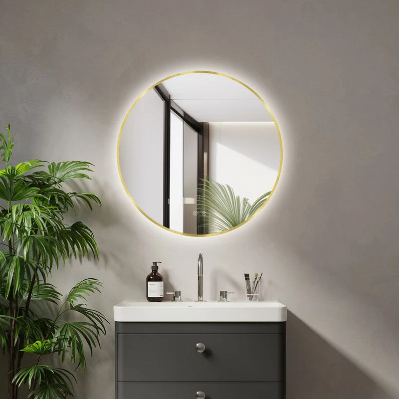 Espejo LED Ares Gold / Black
