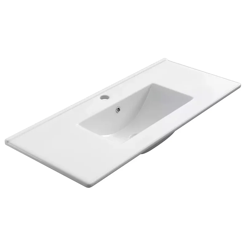 Plan simple vasque en céramique 120cm
