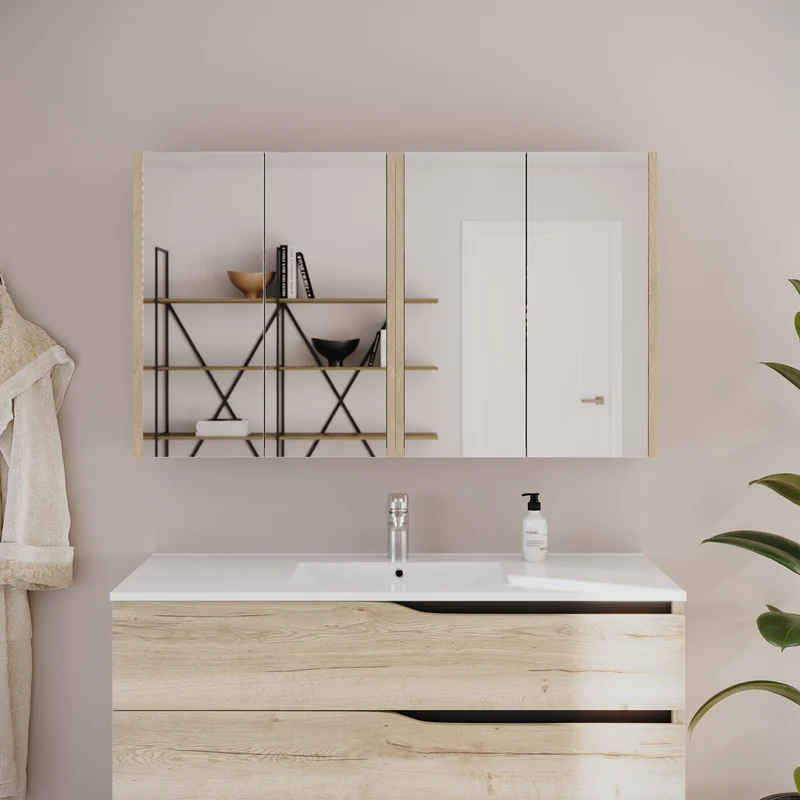 Armoire de toilette miroir MIRANO - 140x70 cm