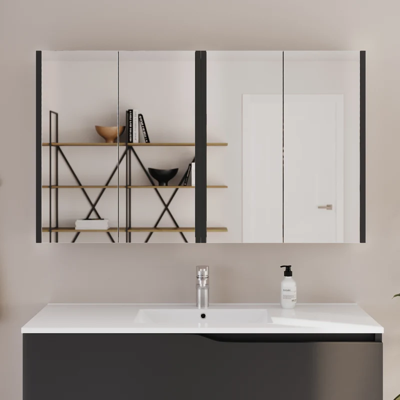 Armoire de toilette miroir MIRANO - 140x70 cm